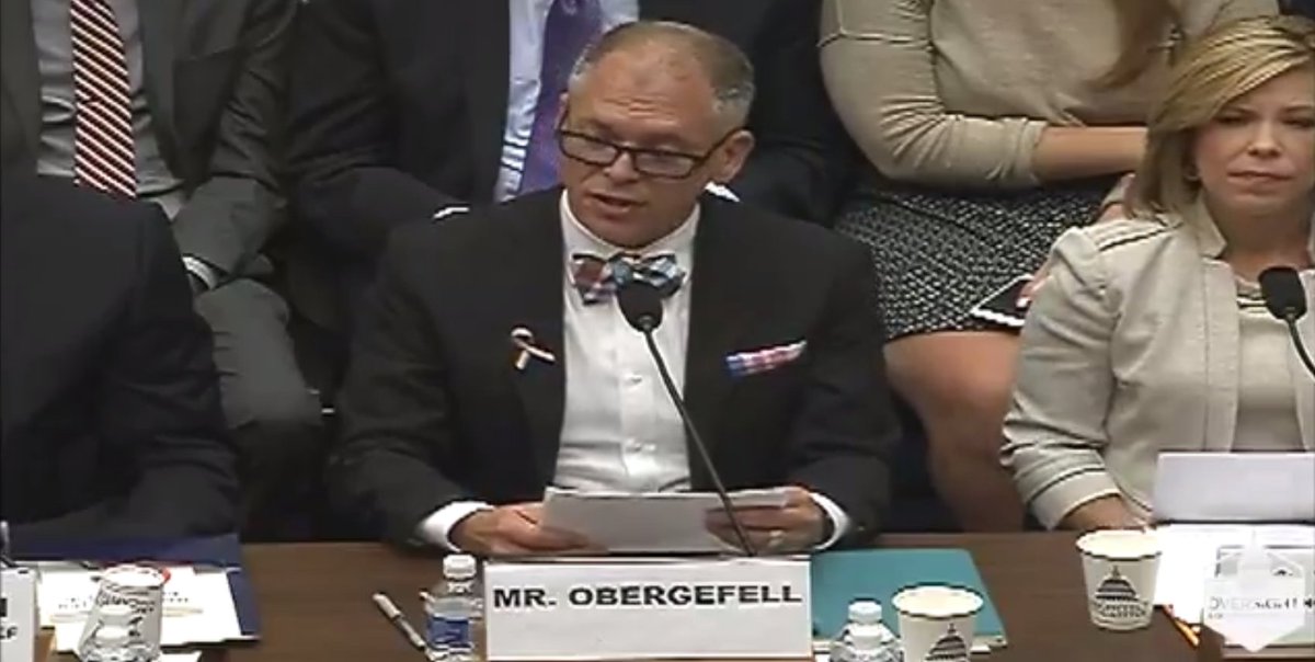 freedom4allusa's tweet photo. #SCOTUS plaintiff @JimObergefell: #FADA hearing time would be better spent on how to protect #LGBT people #HR2802 https://t.co/0PZNt5024Z