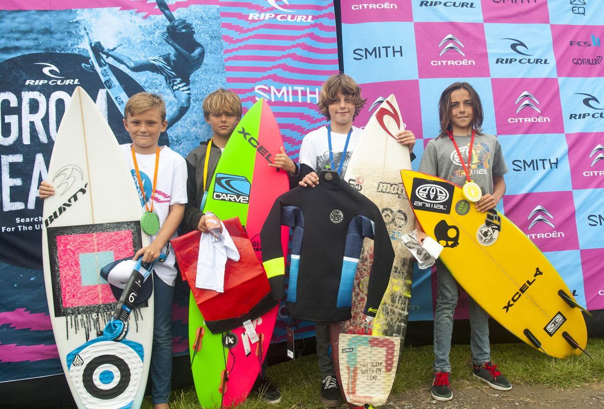 A big congrats to the big man Sam Hearn for taking the U12 win at the #GromSearch in North Devon this weekend.