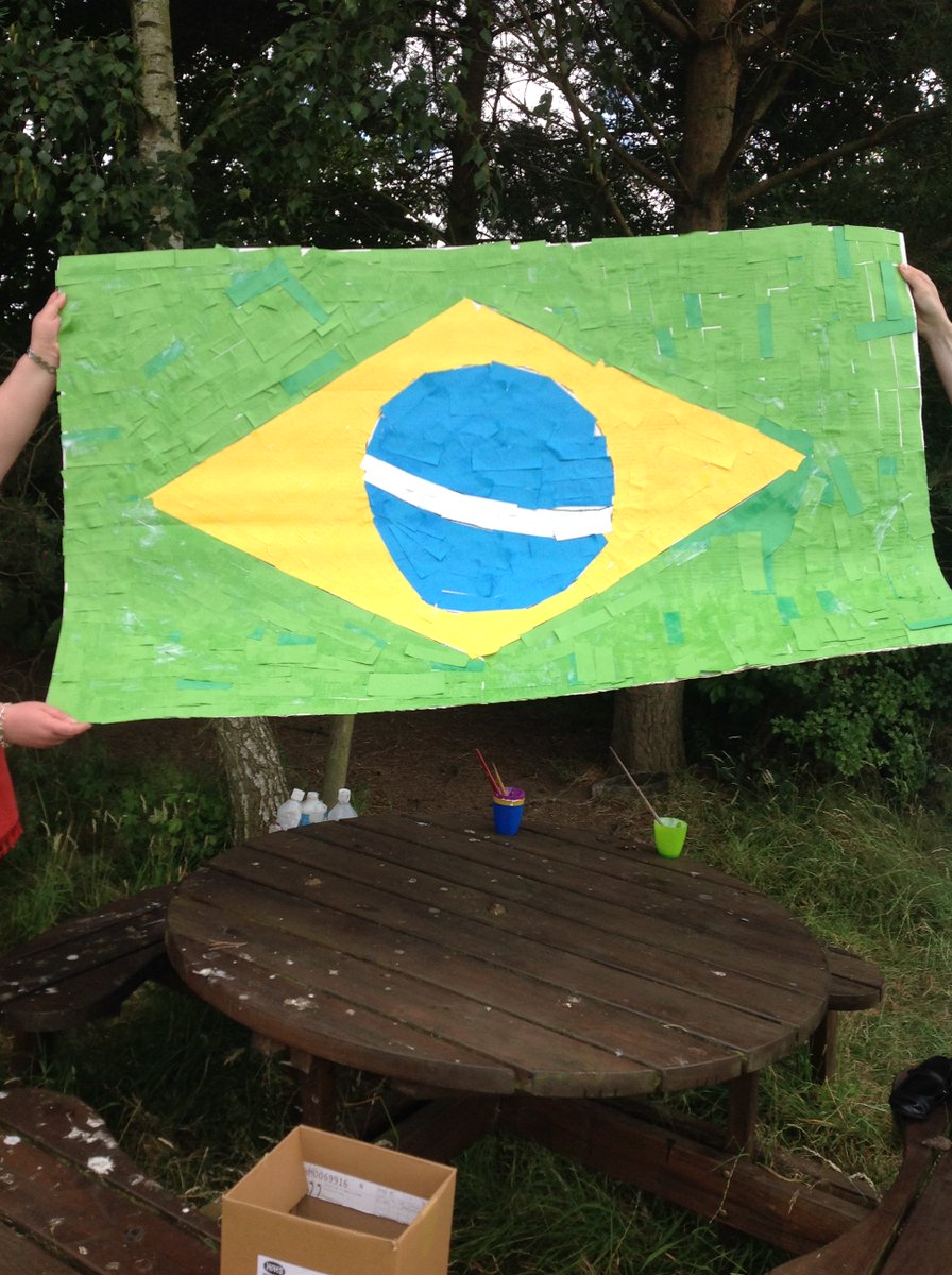 HolbrookPriSch's tweet photo. We did it! Holbrook created the flag from pieces of paper carried by our runners. Well done Team Holbrook!
#RuntoRio https://t.co/gEYaEchU26