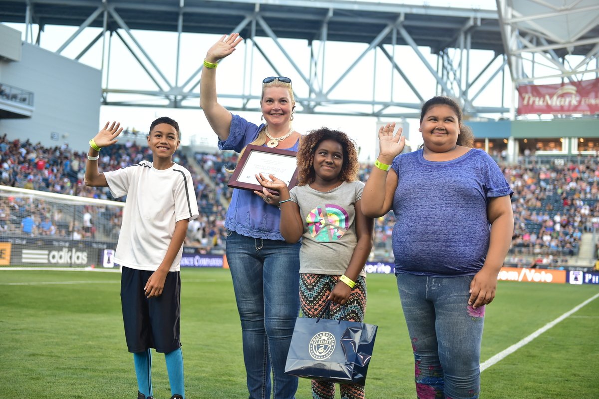 FPDelco's tweet photo. Charily of the Game!! July 9, 2016
#PhilladelphiaUnion #phly
#endhomelessness https://t.co/guSFwKxz6M