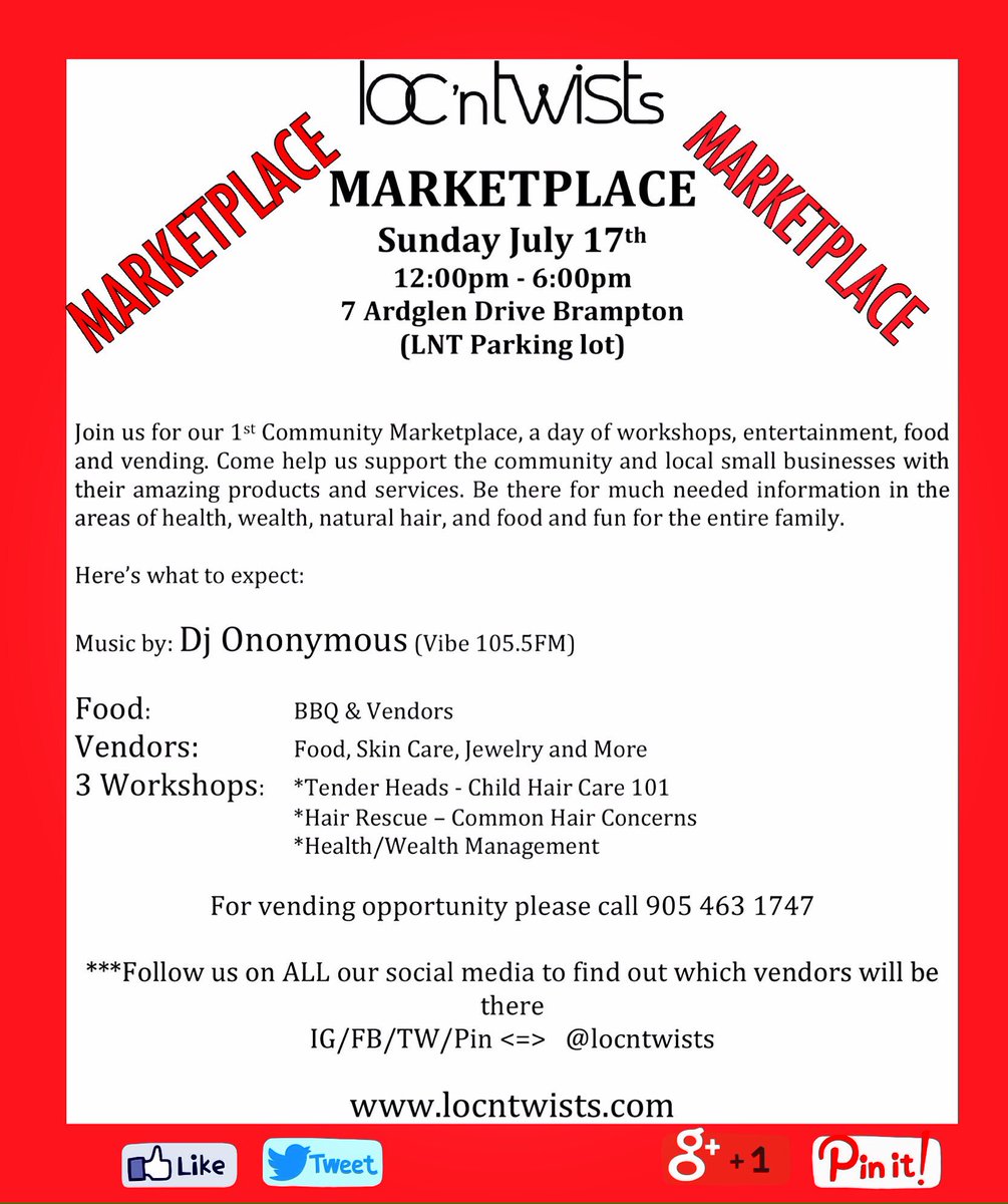 LocNTwists's tweet photo. Join in this Sunday July 17th! #MarketPlace #LocNTwists @alstlouispoet @Gypcie @missnash30 @Rev_SkyStarr @LocNTwists https://t.co/9J4vMRmA9i