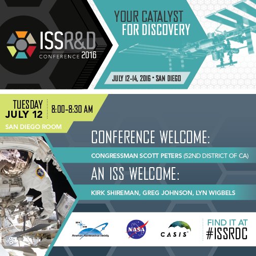 #ISSRDC starts now! Watch online here: issconference.org/livestream