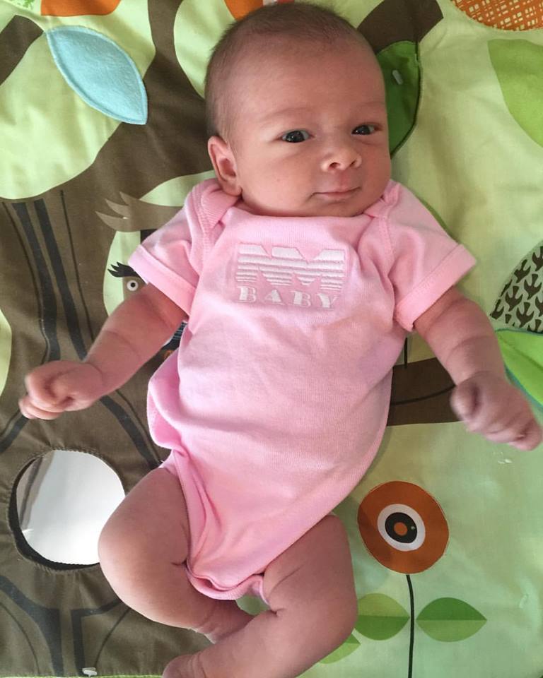 NegwerMaterials's tweet photo. #NMbaby sporting her onesie! Congrats to parents, Joe & Lindsay Thomas & new grandparents, Scott & Jennifer Negwer! https://t.co/pnaCen8Gbm