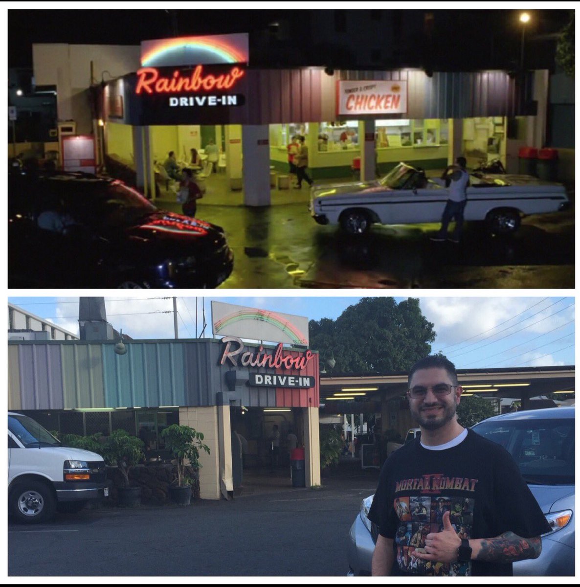 Ninjerk108's tweet photo. When Hurley and Sayid went for burgers! #lost #lostlocation @TheLOSTFans @LostFansUnite @TheLOSTCon @WALLLLLLLT https://t.co/rCwtZ4iOE2