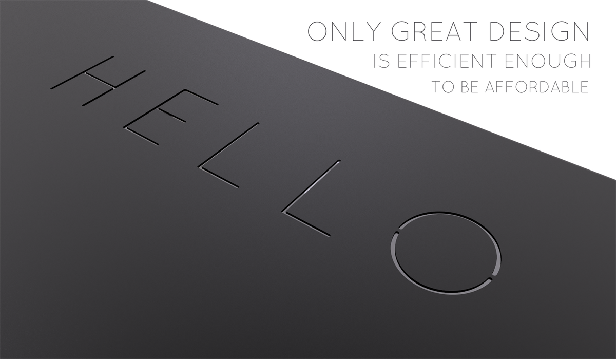 Simple is sophisticated, and efficient is affordable #NotARandomHELLO
bit.ly/29uOQMi