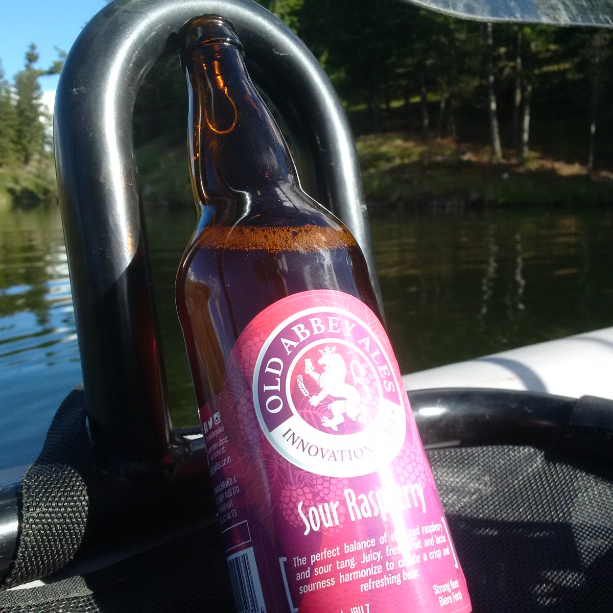 Innovation Series, <a href="/OldAbbeyAles/">Old Abbey Ales</a>, is a constant source of new beer. Sour Raspberry Ale &amp; catching trout #CraftBeer