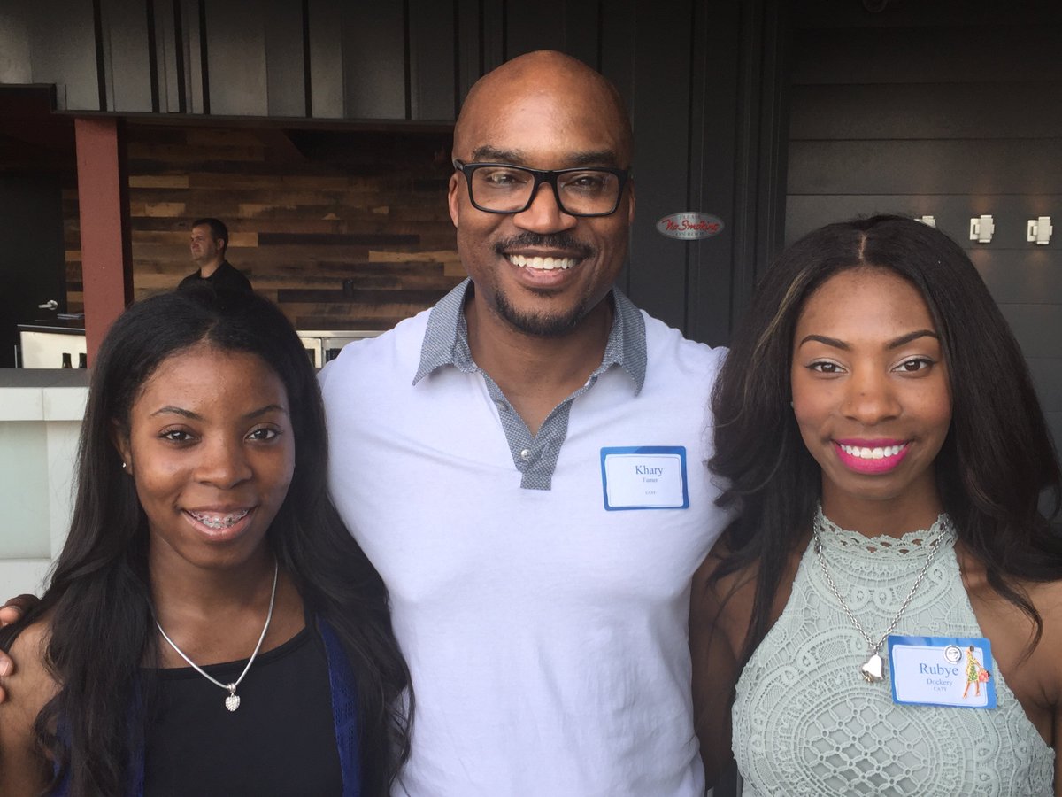 At The Skillman Foundation rooftop party with the Dockery Sisters (Skillman Scholars, REAL Skills grads). #GoYoung