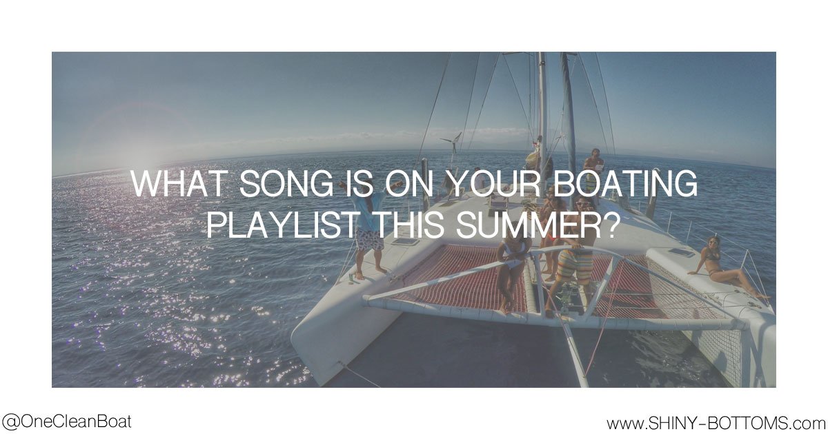 OneCleanBoat's tweet photo. Inquiring minds want to know... what's your favorite boating music? #musiclover #BoatingLife #boatingmusic https://t.co/P3Lzo3LKc1