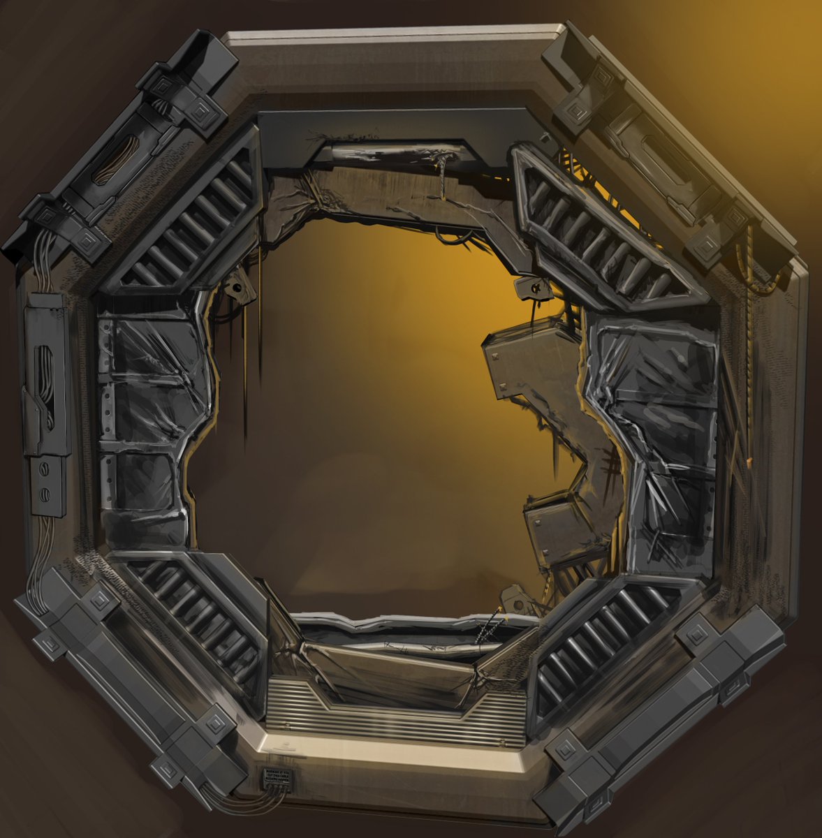 playhellion's tweet image. "Jim, the doors are stuck. Go fix 'em good!"
"Sure thing!"
BOOM!
"What the...?"
"There bawz. I fix 'em!" #gamedev