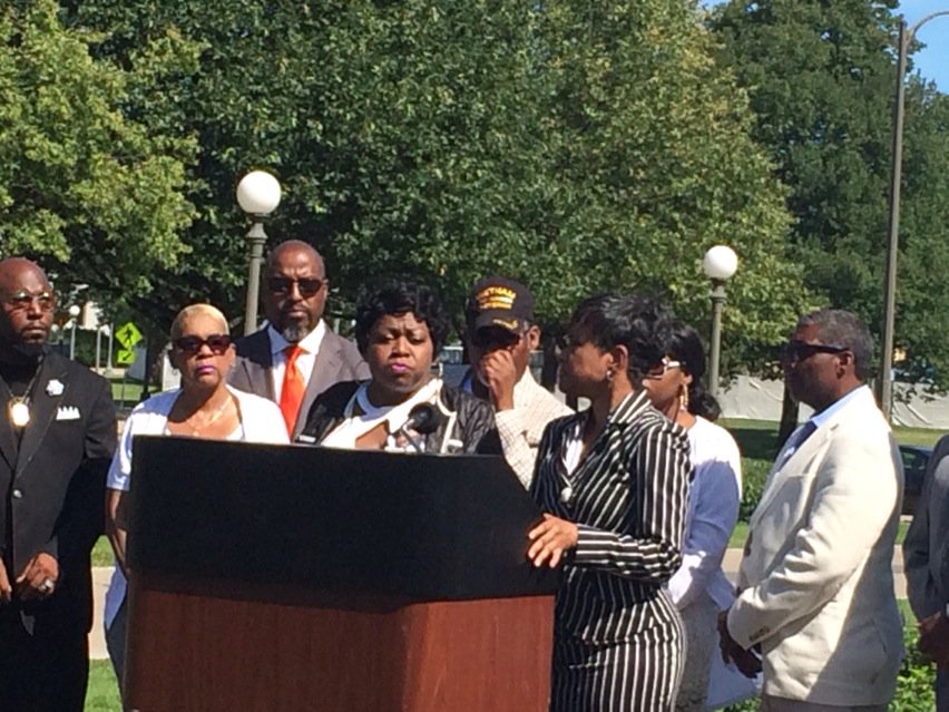 Philando Castile's mother supports protesters but not the violence. Valerie Castile says "violence begets violence."