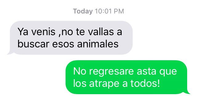 Errrick05's tweet photo. What my mom told me last night #PokemonGO #TruePokemonMaster #gottacatchemall https://t.co/FsW3R72Fz7