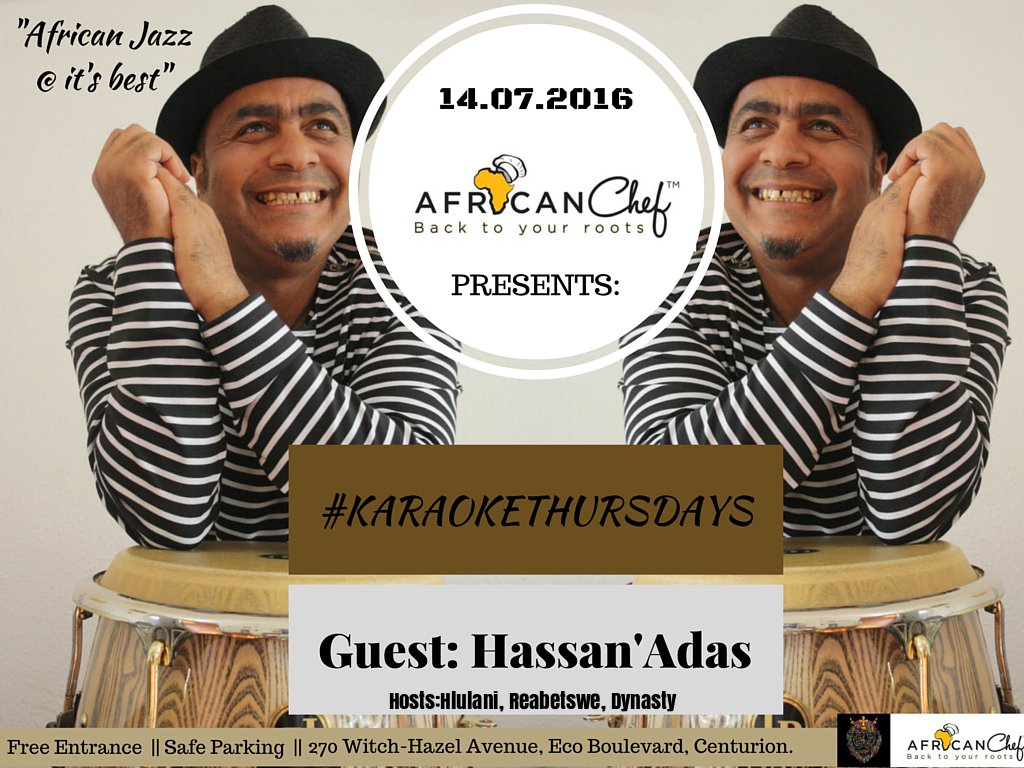 AfricanchefSA's tweet photo. *You've Been Served*
#CHEFGIGGUIDE
#Thurs - 14th
KaraokeThursdays
#Fri - 15th
FridayInvasions
#Sat - 16th
TheDjMan https://t.co/xvgrA1mEON