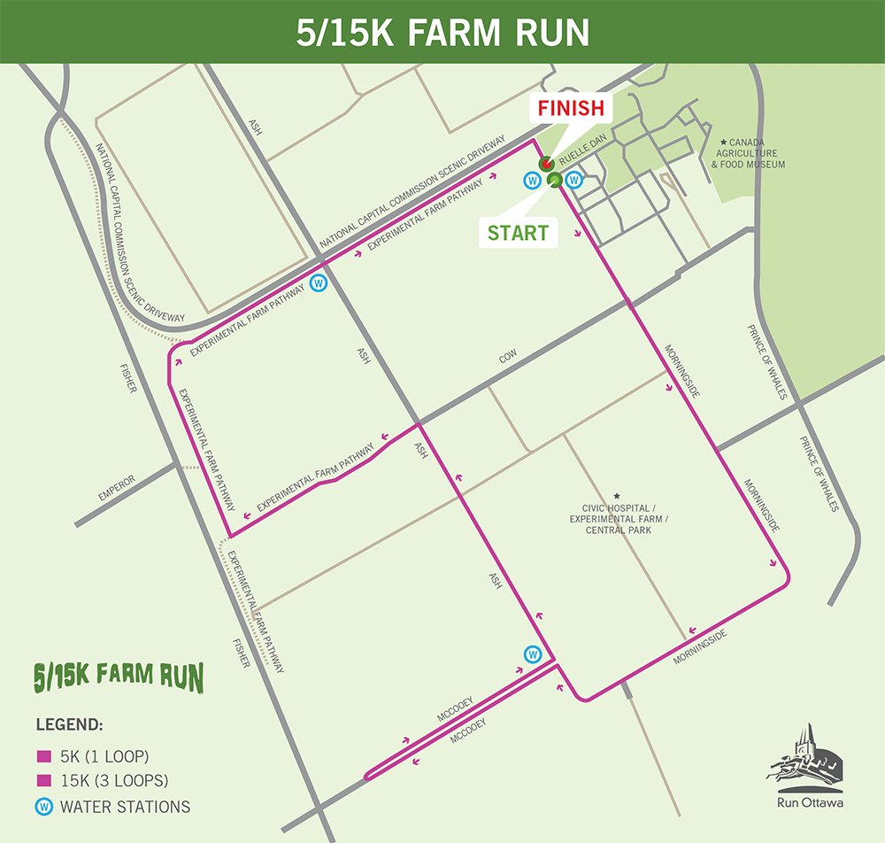 OttawaRaceWknd's tweet photo. Here's the map for tomorrow's @Sports4Ottawa 5/15 Farm Run! @runottawa #run613 https://t.co/3SrJMuwHYl