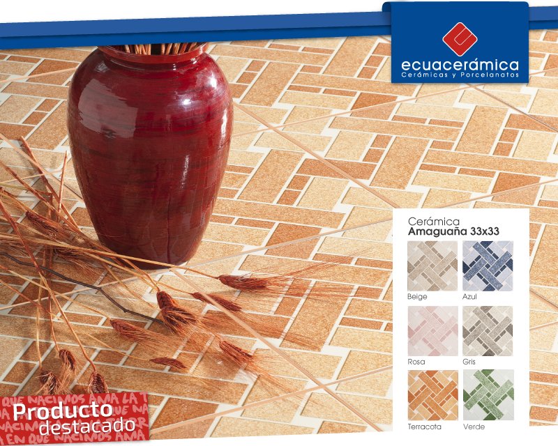 Presentamos al #ProductoDestacado #Ecuacerámica, colección Amaguaña #altotráfico #pisos #hogar #decoracion #ceramica