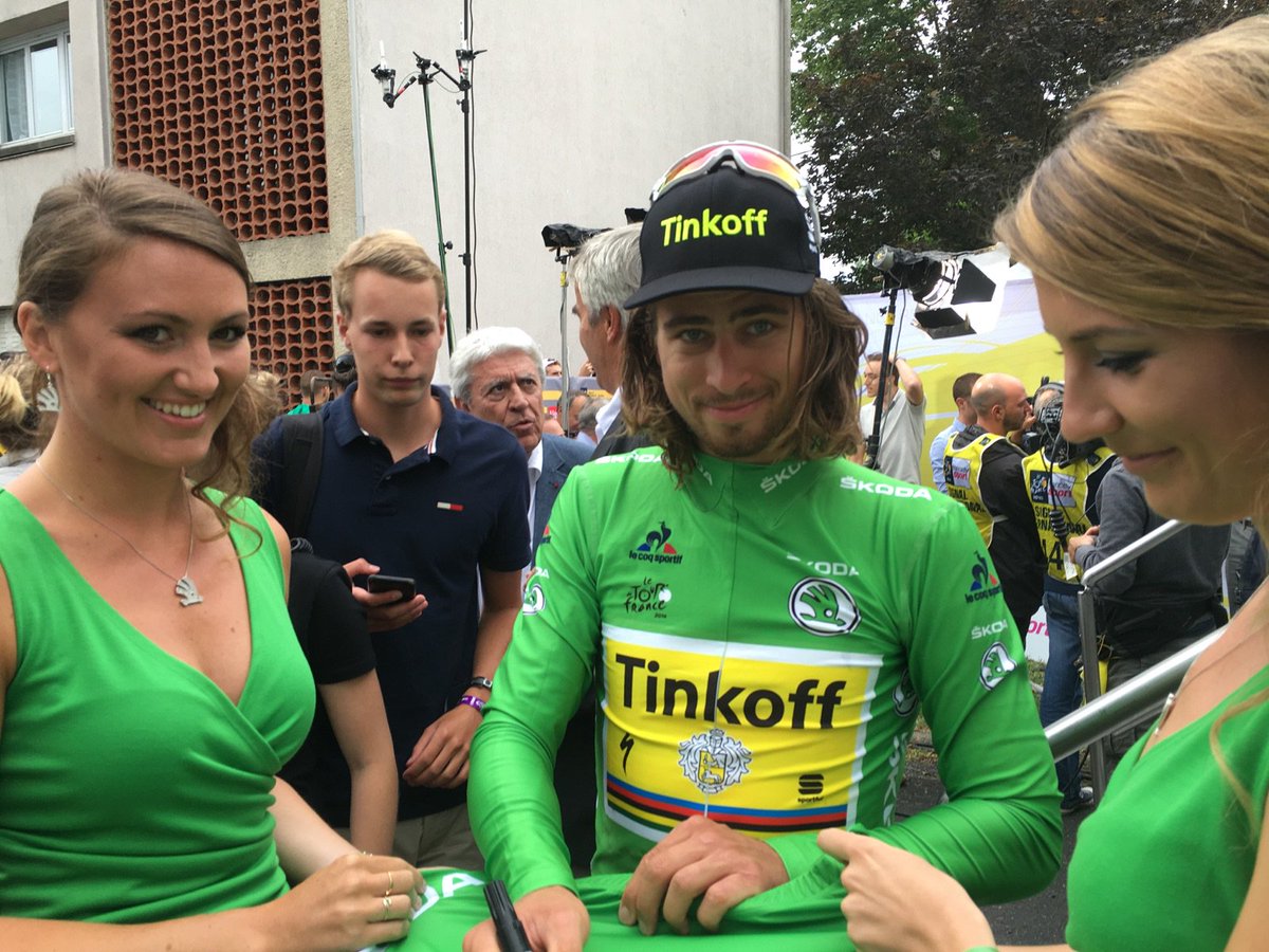 Green Jersey ŠKODA tweet media