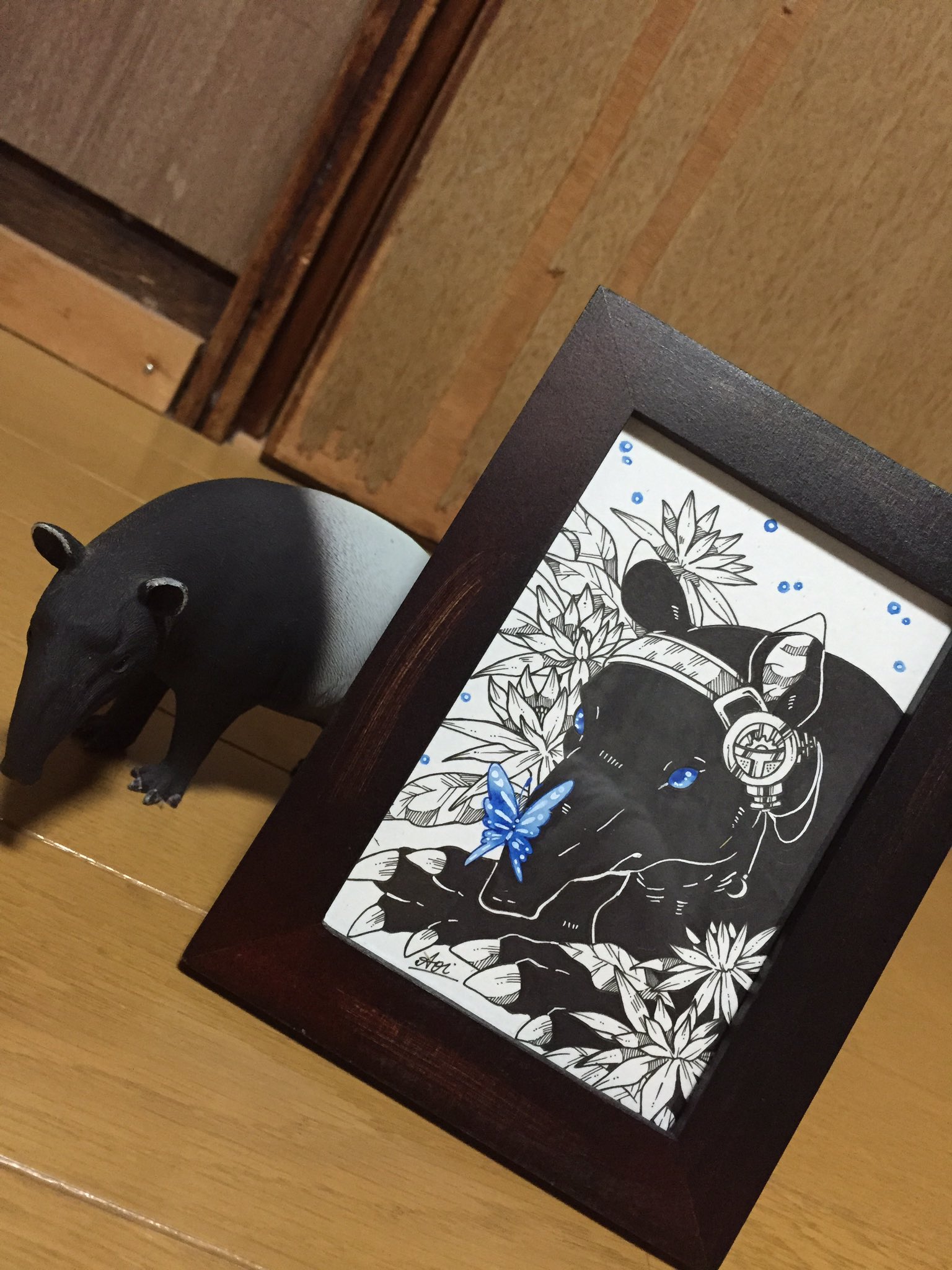 我が名はキャパリン Yangsu Inuko 17 バク 動物のバクも ユメクイ獏も どちらもすき ぽけもんのムンナもかわいい好き まるんっとしててムチムチしてるのがお好み イラストは私が描いたものではない T Co Dujmpjpzsc Twitter