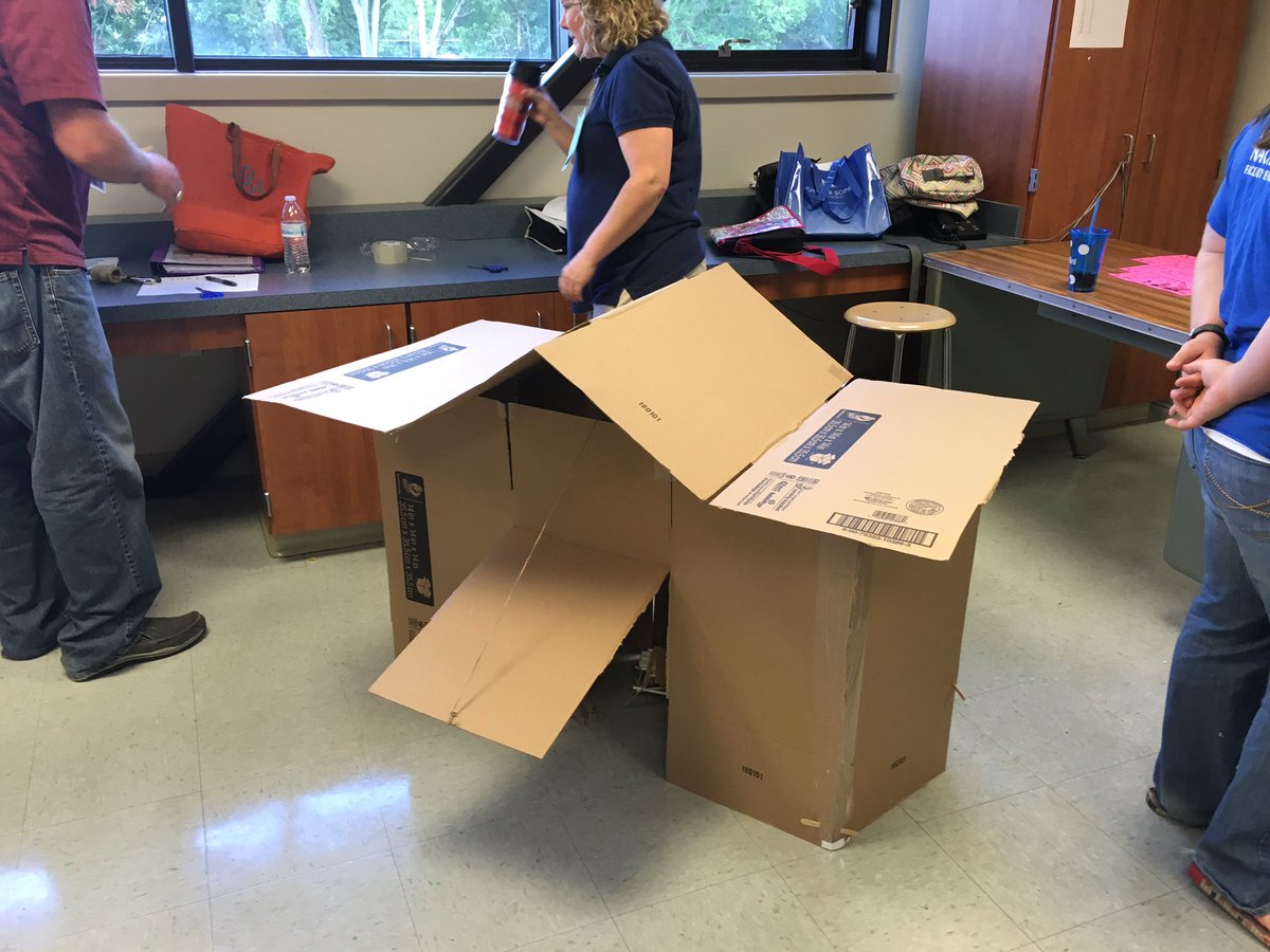 Em_Swenson's tweet photo. Goldilocks design challenge @smason0316 @RPSBschools #RPSB #STEM #rpsbsi16 https://t.co/gVI4tVKC06