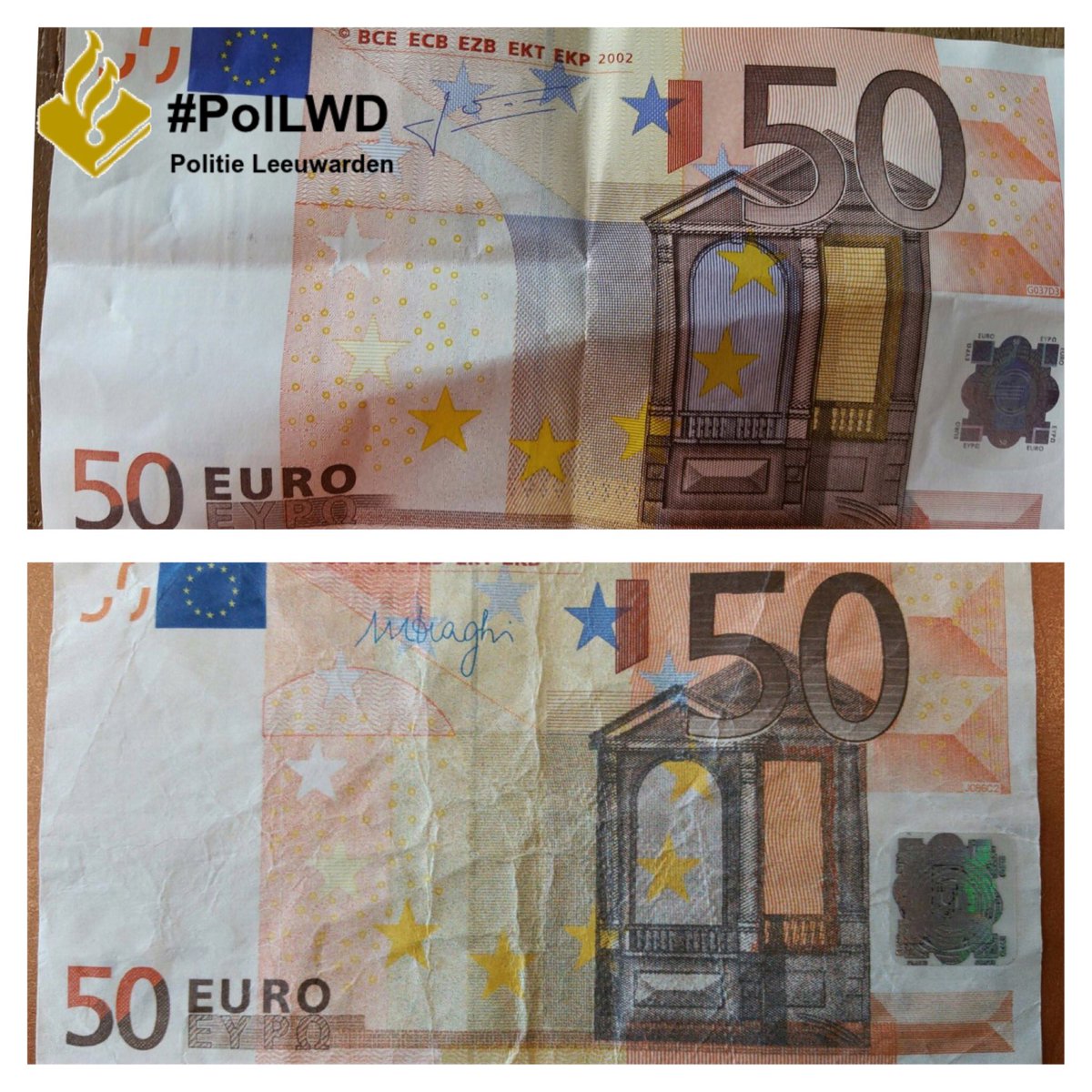 POL_Leeuwarden's tweet photo. Waarschuwing! Vals geld in omloop in de horeca. #Leeuwarden #PolLWD https://t.co/1w2tE9PzFG https://t.co/KmkYd82FU2