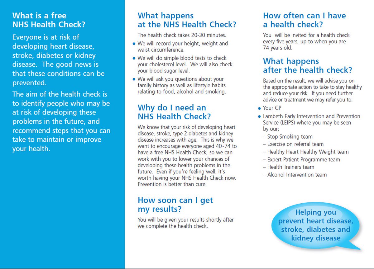 LivingLocalLDN's tweet photo. Free 40+ NHS Health Checks 
Berridge Rd Resource Centre 13 – 17 Bridgetown Close SE19 1 JZ
 Wed 13 July 10am – 1pm https://t.co/BftncmOHpL
