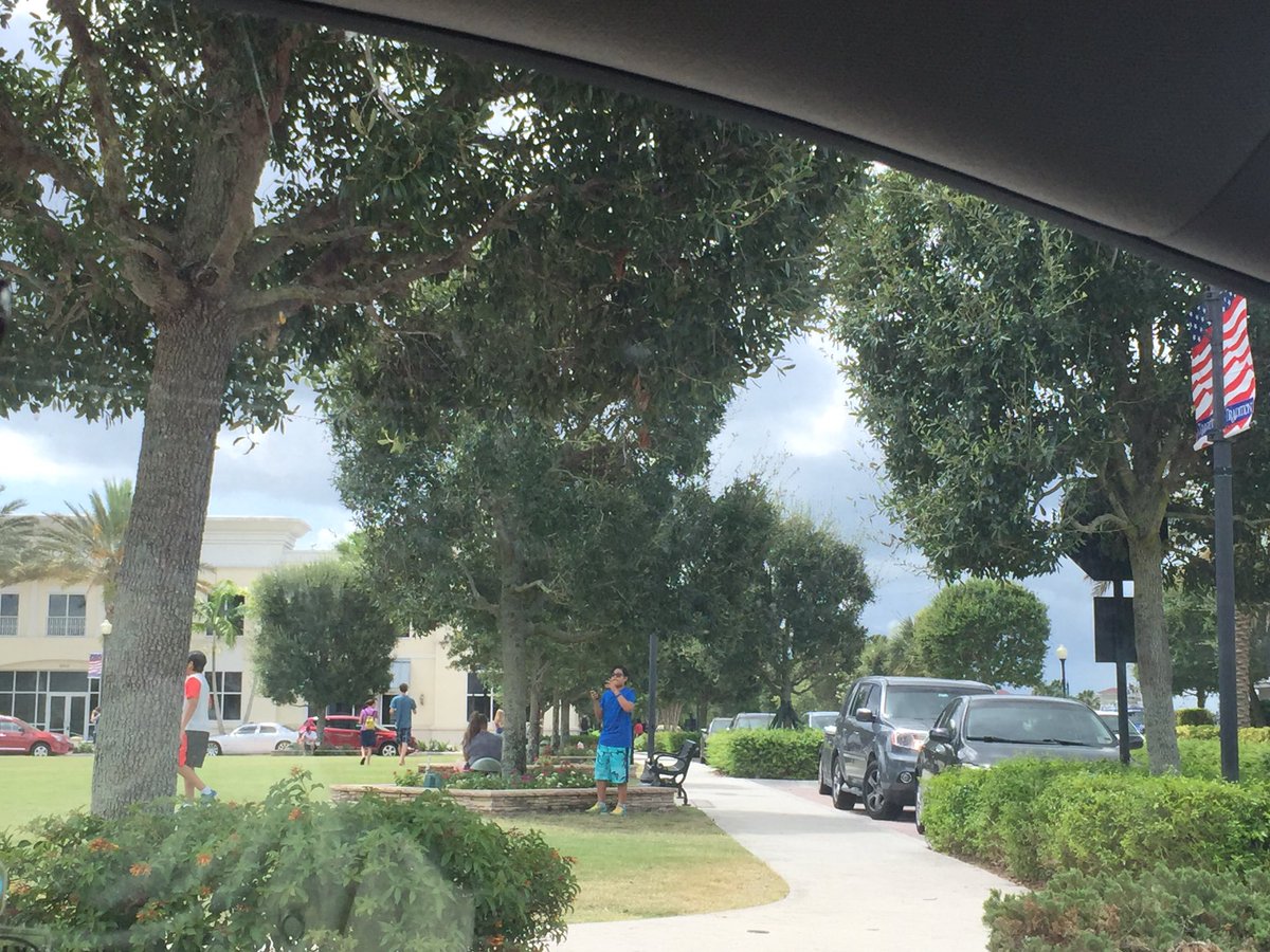 TCPalmNicoleW's tweet photo. Diverse crowd out at #traditionsquare catching #Pokemon on #pokemongo #tcpalmsocial https://t.co/ACCwOhAhgU