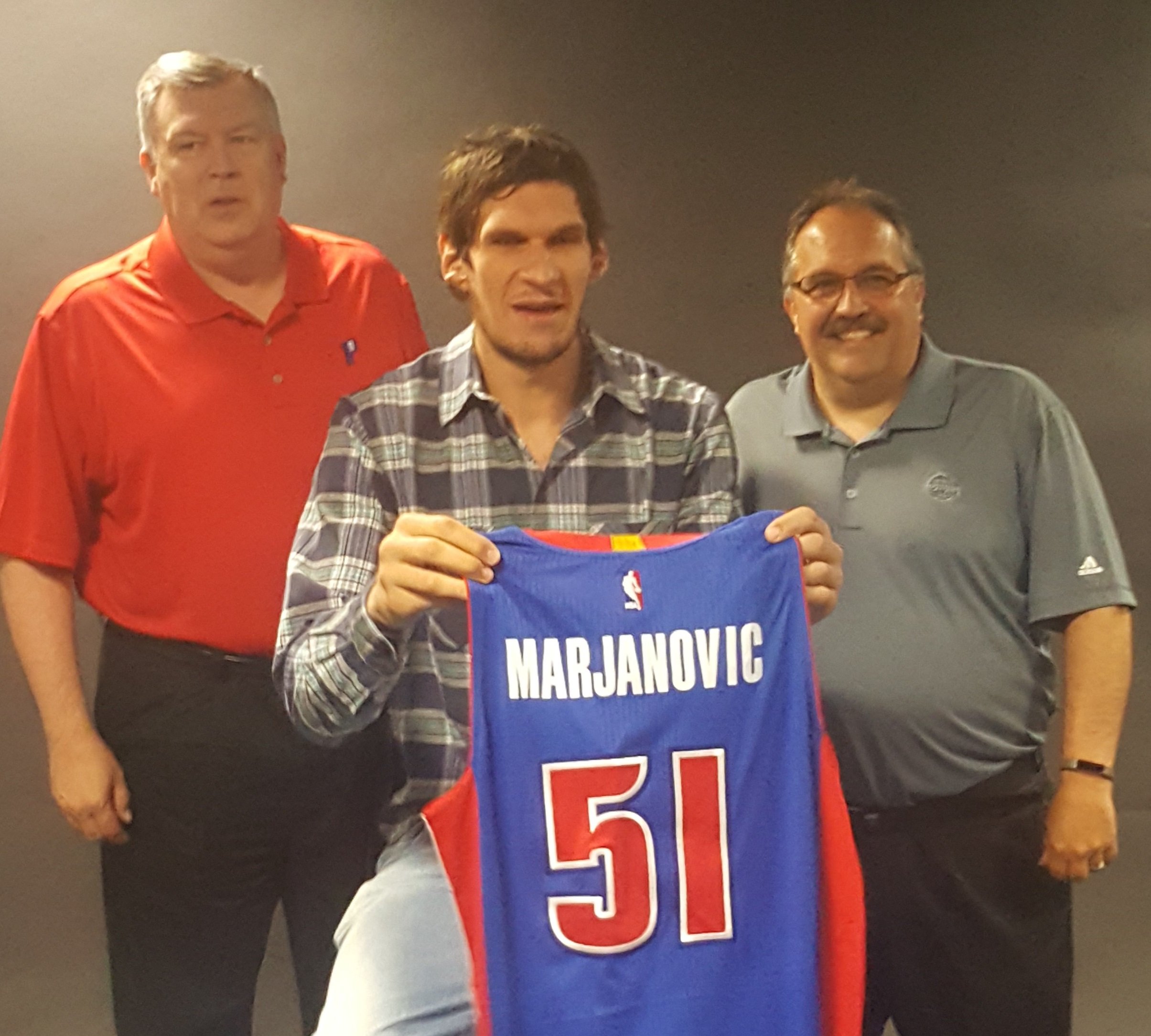 Rod Beard on X: Asked #Pistons Boban Marjanovic to put up his