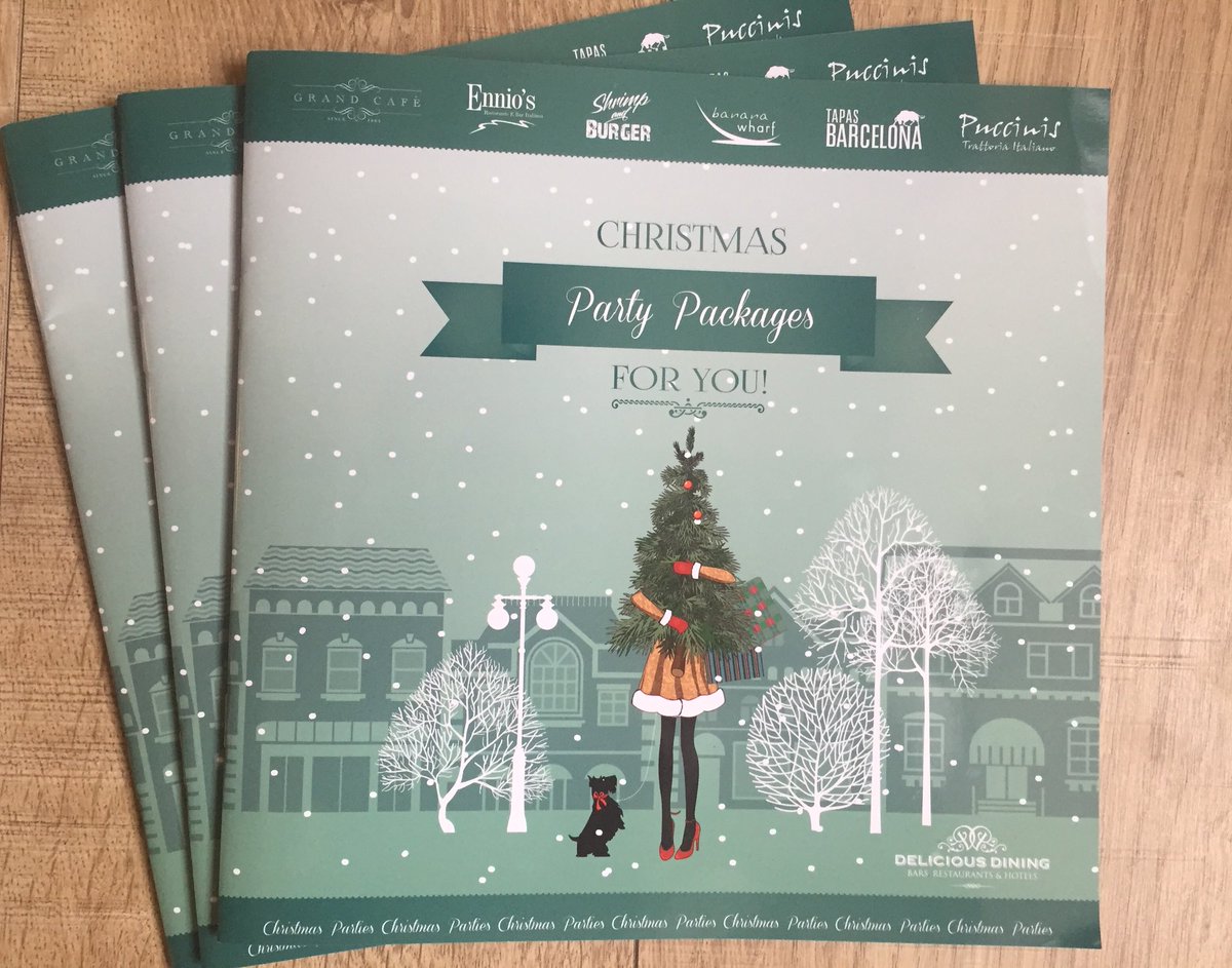 Our latest #brochure #graphicdesign project finished and off the press! The <a href="/DeliciousDining/">Delicious Dining</a> #Christmas brochure!