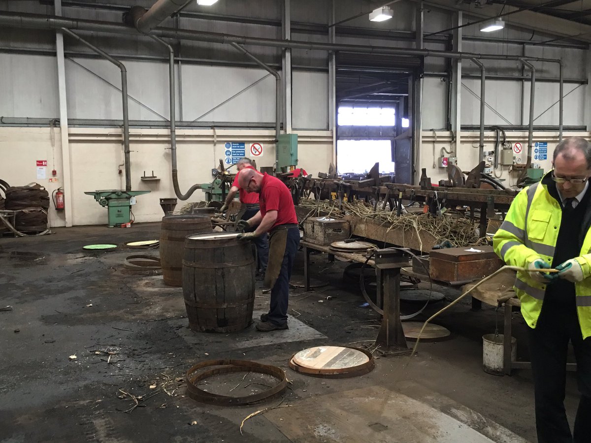 Incredible shop-floor tour of Speyside Cooperage. The unsung heroes of the whisky industry. #BackstageSpeyside