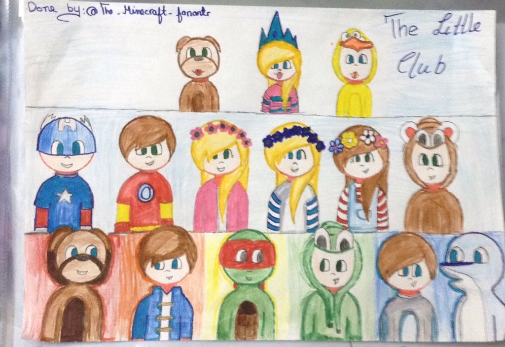 The_Minecraft_Fanart on Twitter: "The little club https 