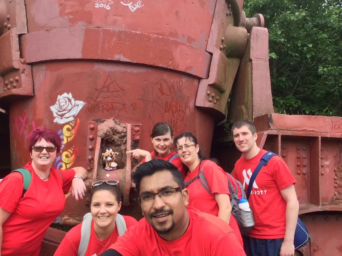NikkiMMarriott's tweet photo. Well done team Metro on their mammoth walk today! #MarriottUKLondontoRio https://t.co/kfelAxeZjP