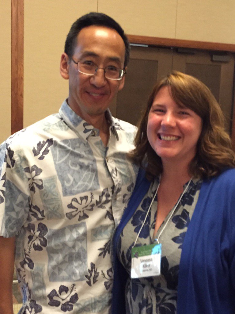 MrsKlinesClass's tweet image. Just met the man himself!@gregtangmath #mathplus2016