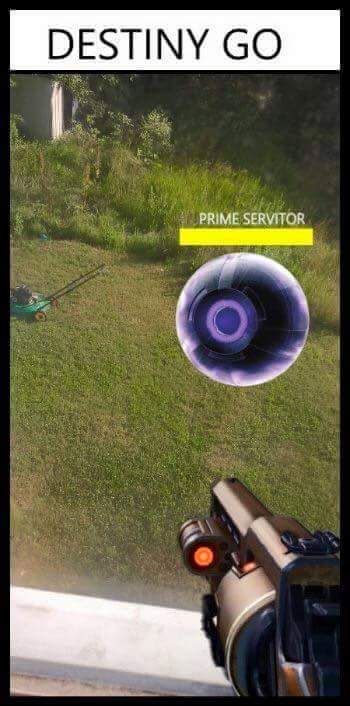 RedhotShotsauce's tweet photo. Screw Pokemon go, this would be even better! #destinythegame #destinygo #IfOnly https://t.co/XjGT2MXGs6