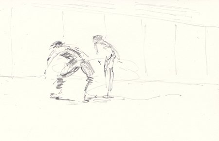 McKay_Sally's tweet photo. Weekend #drawingdance @tatemodern #turbinehall Anne Teresa #DeKeersmaeker wonderful #Work/Travail/Arbeid. #etchings? https://t.co/ac35QlyEZj