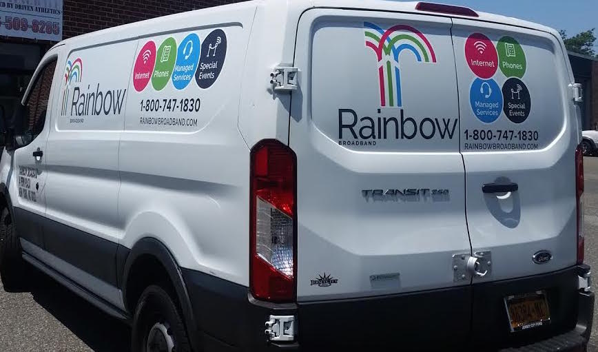 RainbowBroadban's tweet photo. HONK if you see our new ride! #NYC #ISP #NYCinternet https://t.co/k377PybTgh https://t.co/rjyqzXhQGL