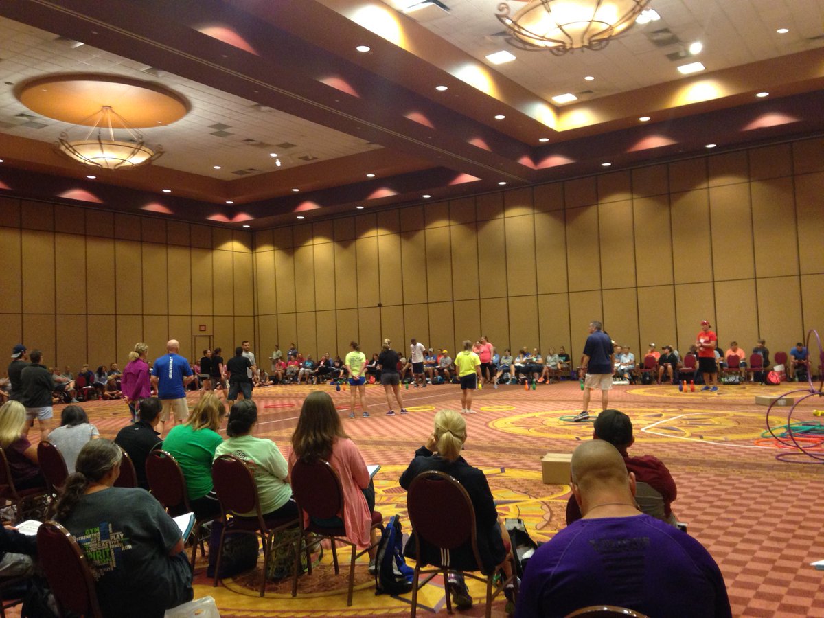 Nicole_sportime's tweet photo. Packed house for @CoachPirillo presentation! We love our TOYs! @TexAHPERD #texahperd @Sportime_SPARK https://t.co/Abo3hJ2upi