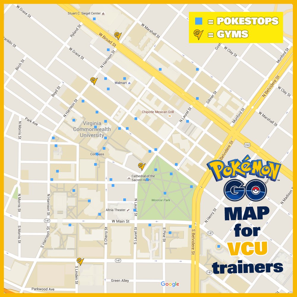 Pokémon Go Campus Map & Guide