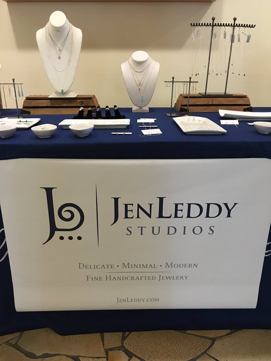 JenLeddyStudios's tweet photo. Trunk show until 1pm @bayclubs Redwood Shores! Sparkly summer jewels waiting for you... https://t.co/r6yjaaocEh