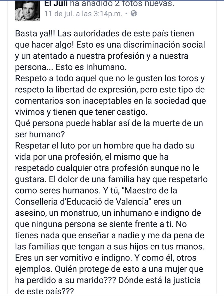 maydawa's tweet photo. A mi me da pena la muerte de cualquier persona pero Juli, que te quede clara una cosa... https://t.co/pIDx7kJEh8