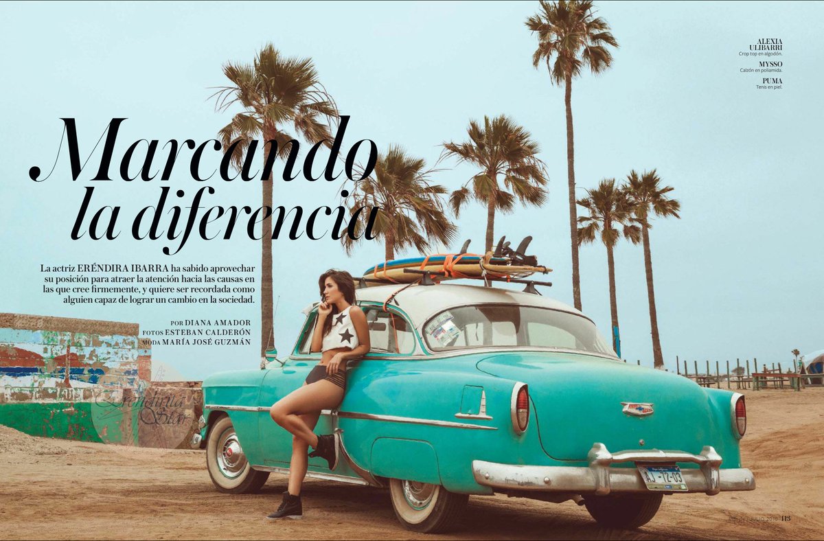 Erendirita_Star's tweet photo. [SCAN 4] Eréndira Ibarra en @InStyleMexico #InstyleJulio este mes en portada #MarcandolaDiferencia https://t.co/v5yufmIKQE