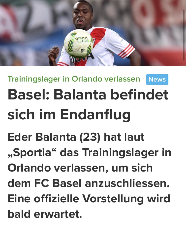Fc_Basel1's tweet photo. #FCBaselTransfer
Balanta aus dem Trainingslager abgereist! ❤️💙
#Rotblaulive #FCBasel https://t.co/ZA032yJRnn