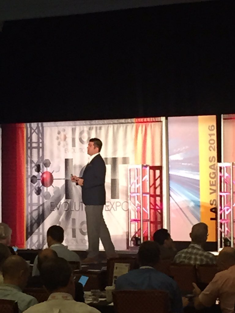 #GeniusNY @ #IoT Evolution Expo w/ <a href="/weathercompany/">Forecaster</a> 's <a href="/QFinnerty/">Michael Finnerty</a> speaking on data-to-decision platforms <a href="/IBM/">IBM</a> <a href="/IBMIoT/">Hunter</a>