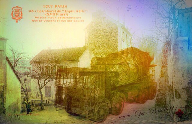 commredac's tweet photo. #graphisme et #communication. Détournement d'œuvre sur d'#art. #wimdelvoye dans #Paris de la #belleepoque https://t.co/adglIeznkV