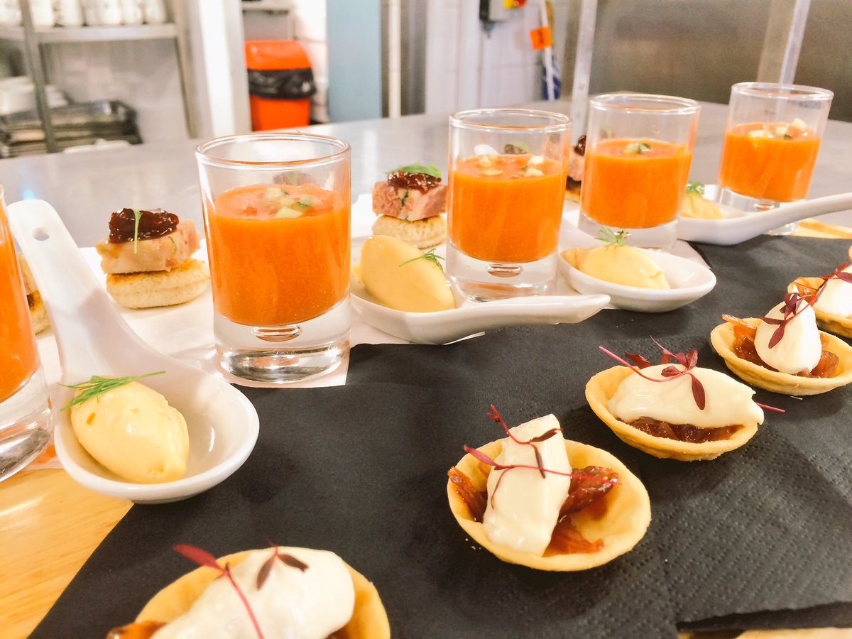 AdamLittleHC's tweet photo. Canapés for new members night . @exetergcc https://t.co/2CBmeMkTJo