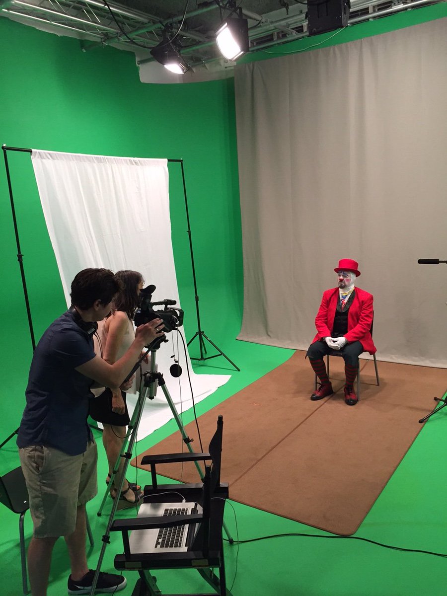 BostonCasting's tweet photo. Who's afraid of clowns #bostoncasting #bostoncastinginc #castingboston #motioncycstudio #soundtrackboston https://t.co/vkptQRmKIL