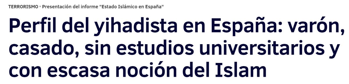 Un dato que demuestra que la invocación de la religión es una mera excusa para justificar el terrorismo...