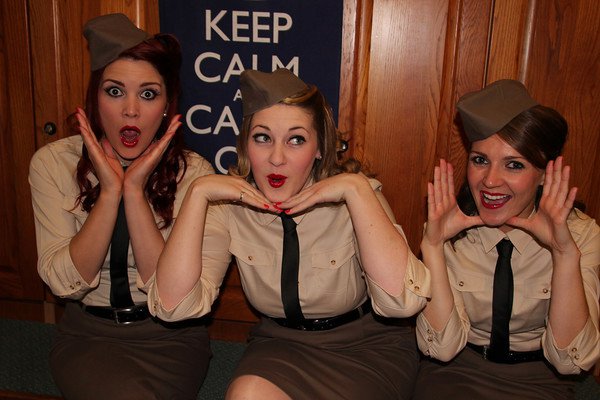 V4VCardiff's tweet photo. FRIDAY is BIG BAND NIGHT @V4VCardiff Celebrate the 1940s Spirit @TheDixieBelles @ValleyJiveRnR The SAINTS BIG BAND https://t.co/aRkcmex9V4