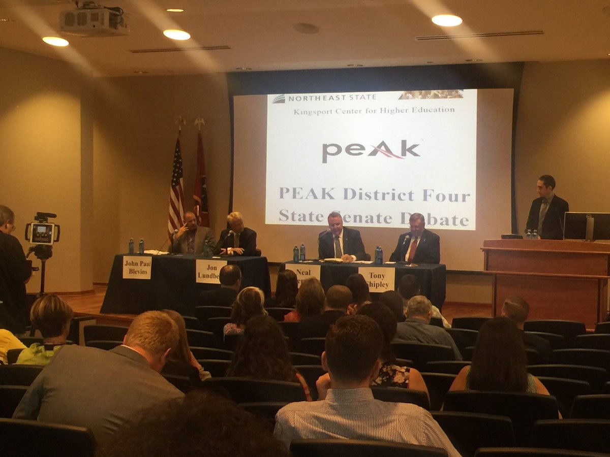 State senate debate happening now in Kingsport <a href="/WJHL11/">WJHL</a>