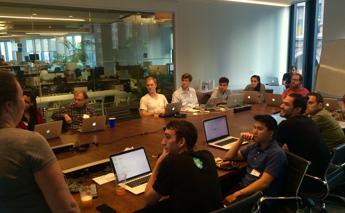 NYJavaScript's tweet image. Great turnout for our Authorization workshop #JavaScriptFundamentals
Thank you Gina for giving tonight's workshop!