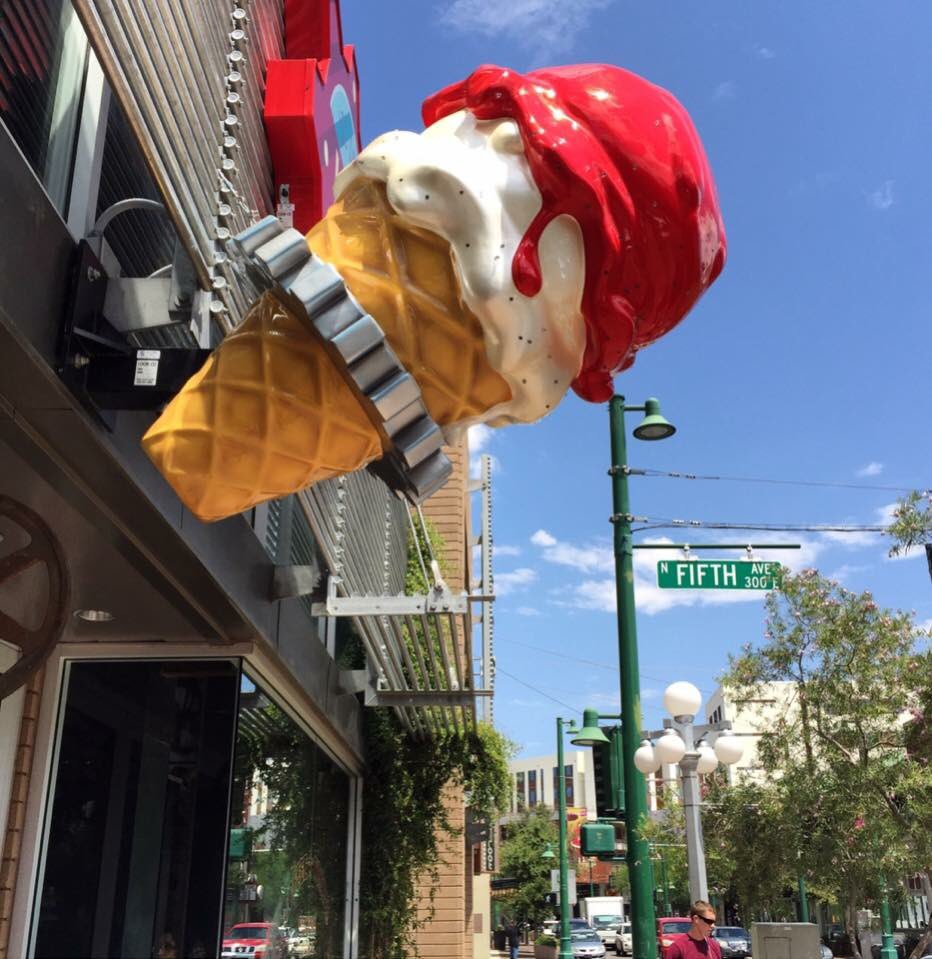 MCLifeRocks's tweet photo. Way to get cool in downtown #Tucson? Head for @HUBIceCream Factory 245 E. Congress #Tucson. #MCLifeRocks #MyMCLife https://t.co/Jfq3L0vfgj