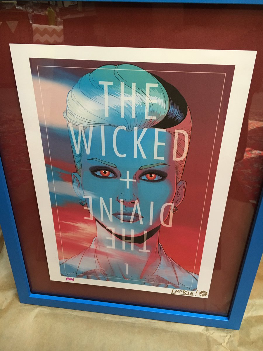 My Lucy. It was from the #WicDiv party at ECCC. One of the Valks ripped it from the walls for me. #nonemoregoth