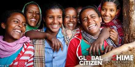 Global Citizen tweet media